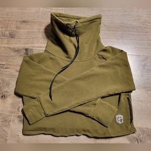 Medium Tactical Green Born Primitive Cowl At The Half Moon Crop